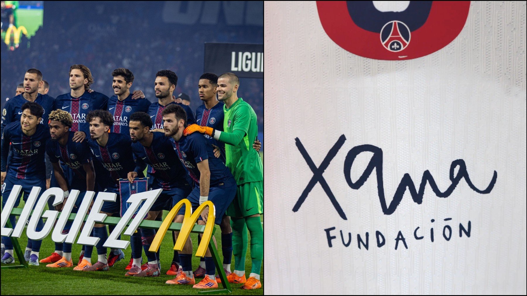 El PSG lucirá el logo de la Fundación Xana frente al Barça en honor a la hija fallecida de Luis Enrique