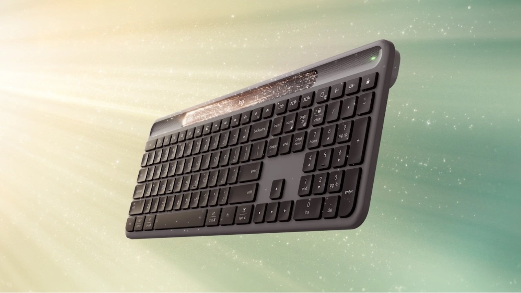 El teclado Logitech Signature Slim Solar+ K980 llega para olvidarte del cargador