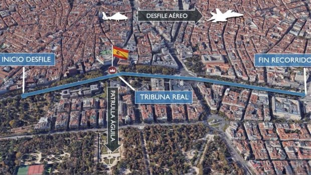 Madrid, cultura, dia de la hispanidad, desfile militar