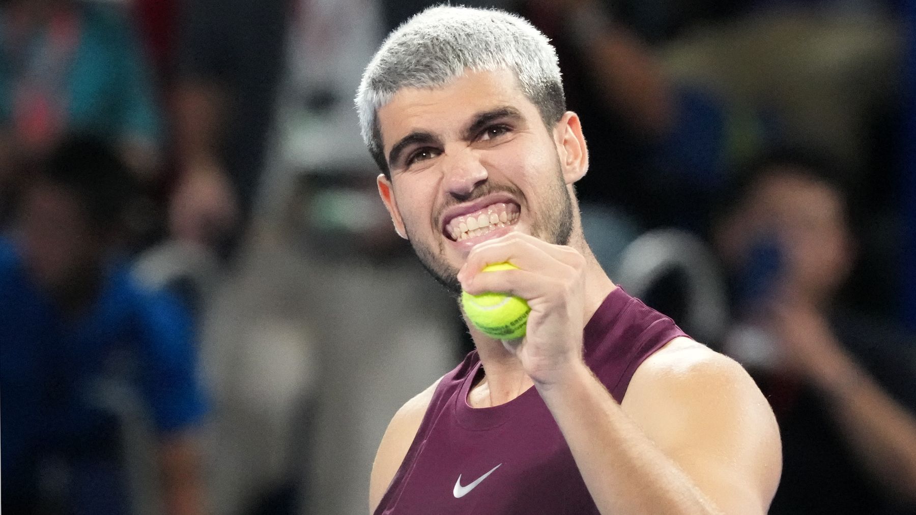 El enfado monumental de Alcaraz con el árbitro en pleno partido: «No has jugado al tenis en tu vida»