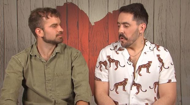 Marco y Fernando en la decisión final de 'First Dates'. (Mediaset)