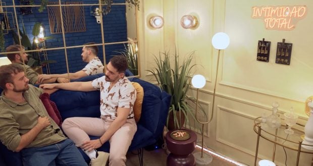 Marco y Fernando en 'First Dates'. (Mediaset)