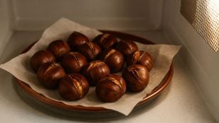 Castañas asadas, truco, truco de cocina