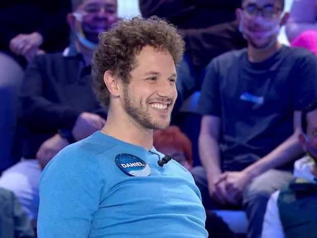 Daniel Diges en el plató de Pasapalabra (Atresmedia).