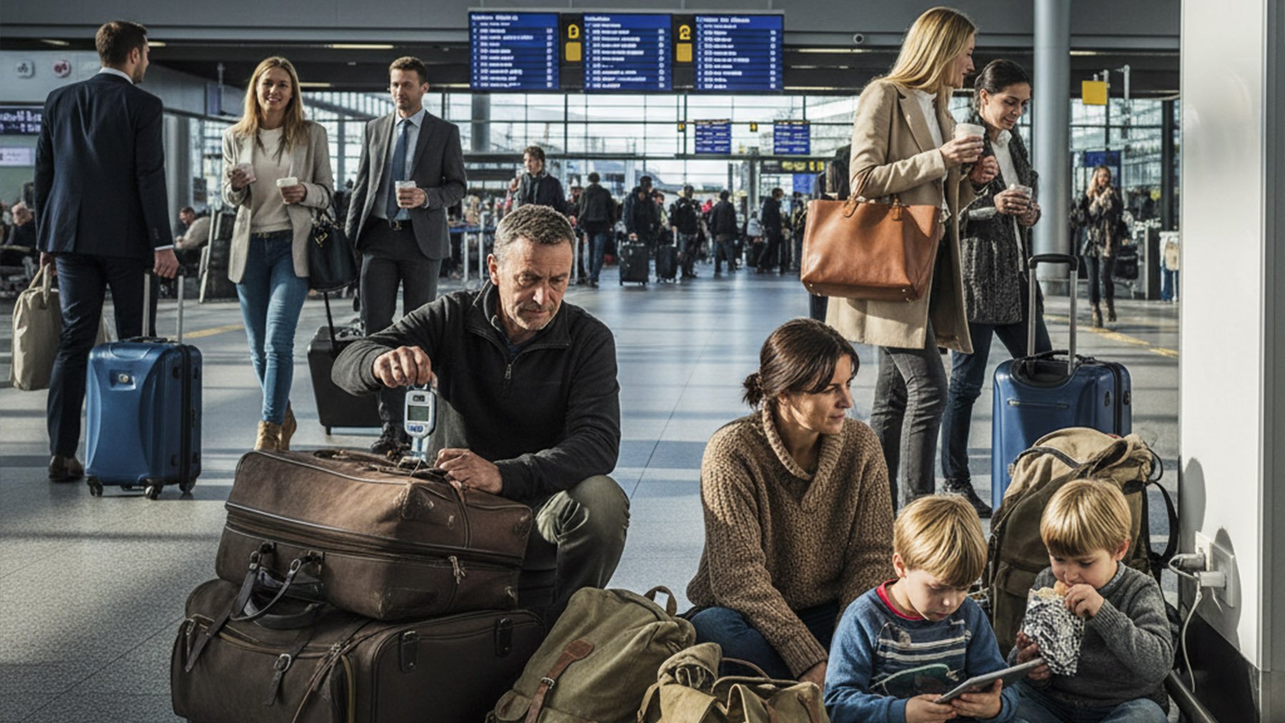 Sabes perfectamente que eres de clase media-baja si haces esto a menudo en los aeropuertos