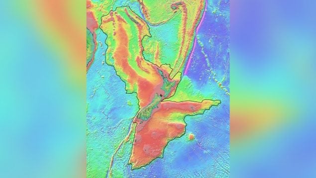 Zealandia, geología, continentes