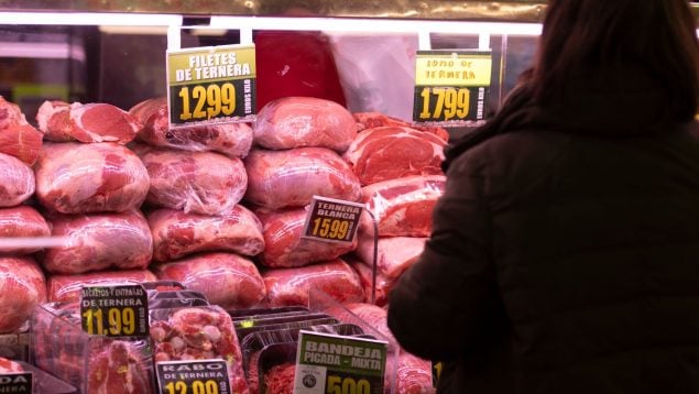 El precio de la carne sube un 1,42% en julio y ya acumula un aumento del 12% en el último año