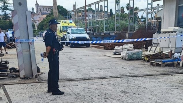 Muere aplastado trabajador