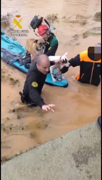 rescate Guardia Civil Ibiza temporal