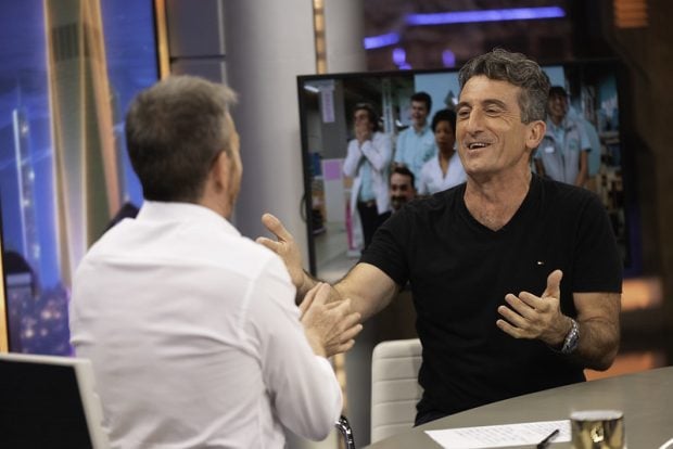 Pablo Motos y Luis Zahera en El Hormiguero (Atresmedia).