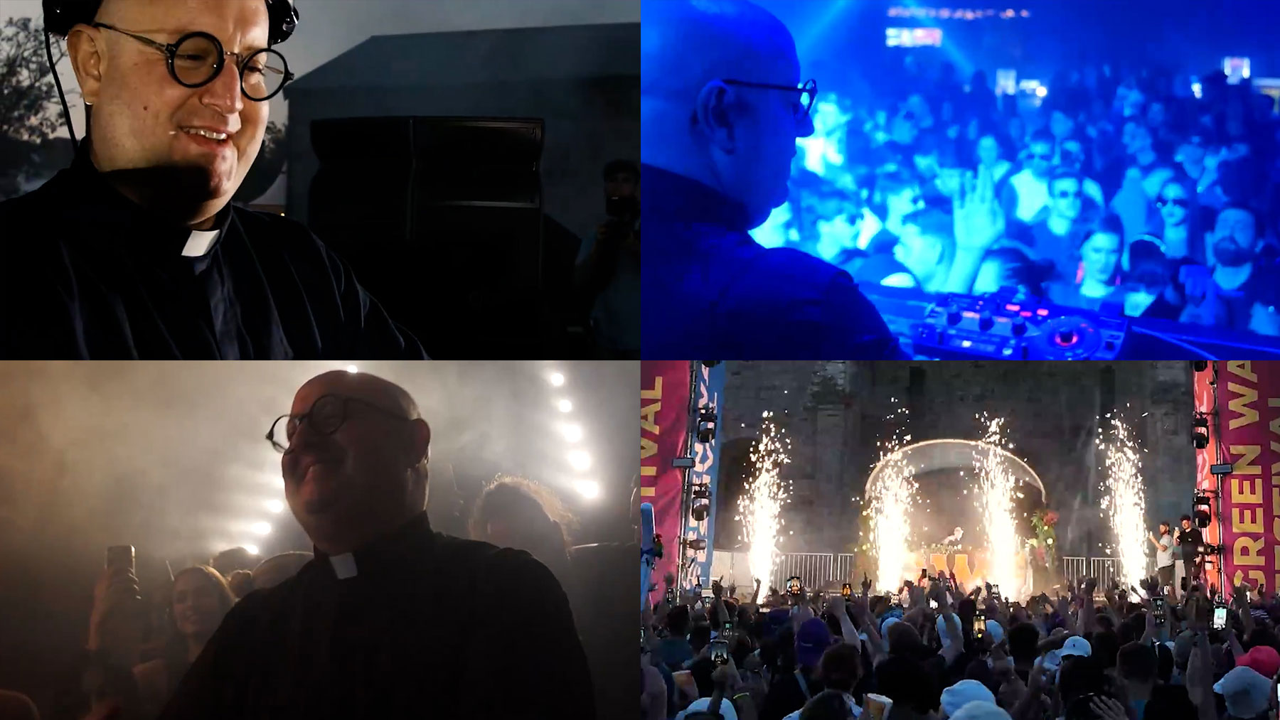 El feminismo rabia «contra el patriarcado» por el concierto provida del cura DJ en las fiestas del Pilar