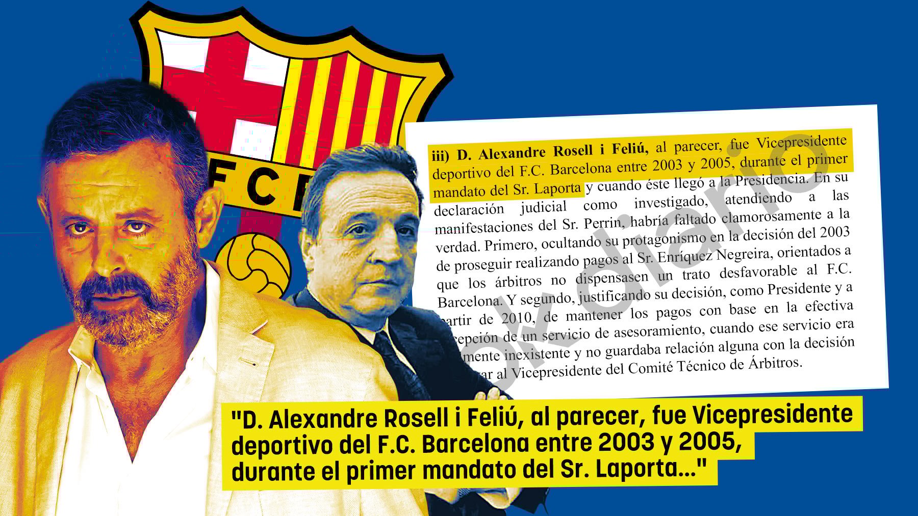 Las evasivas del Barça a la hora de identificar a sus directivos en el ‘caso Negreira’: «Al parecer…»