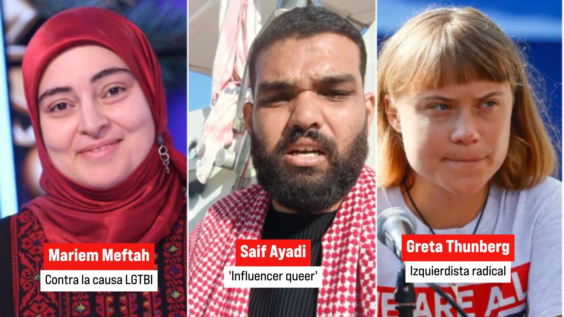 Las peleas de la Flotilla de Gaza: Greta Thunberg y los musulmanes se marcharon por incluir la causa LGTBI
