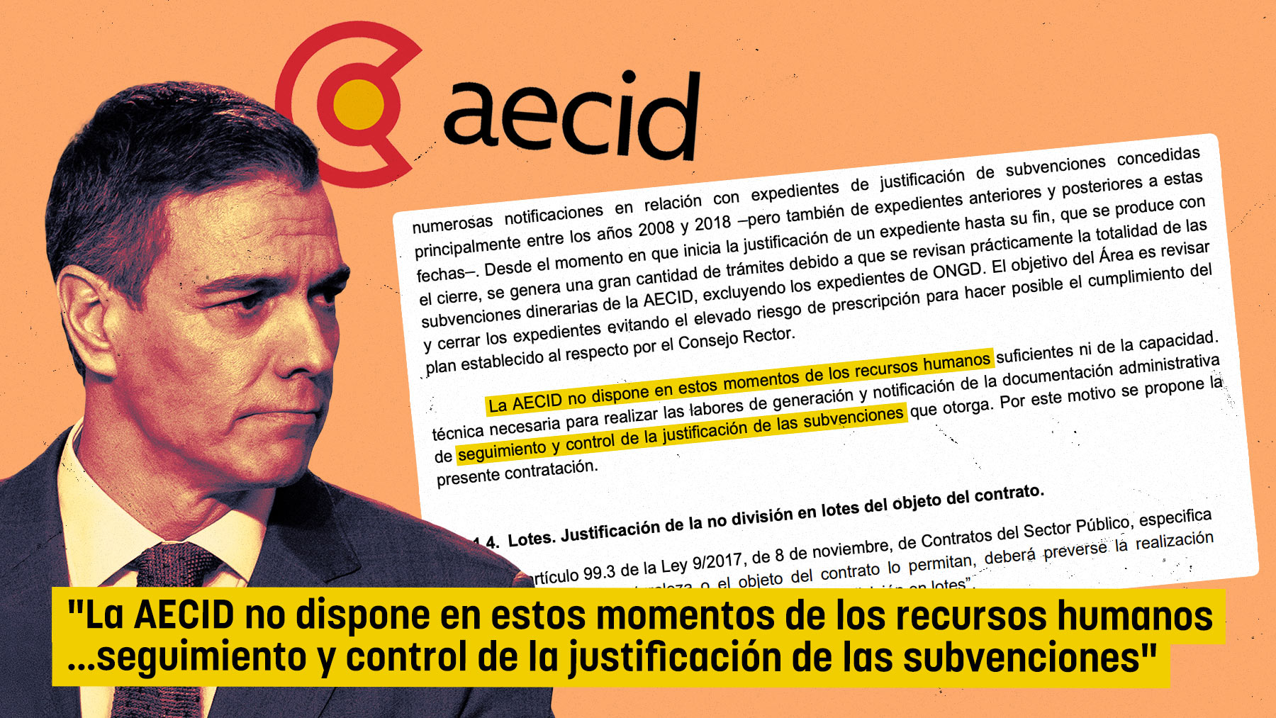 El Gobierno admite no tener recursos para el control de los 133 millones que da en ayudas humanitarias