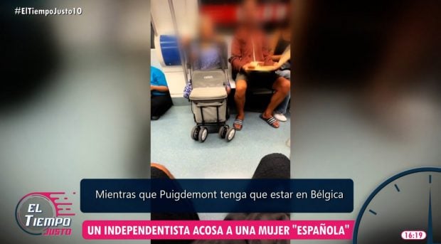 Imágenes del vídeo viral, emitidas en El Tiempo Justo. (Mediaset)