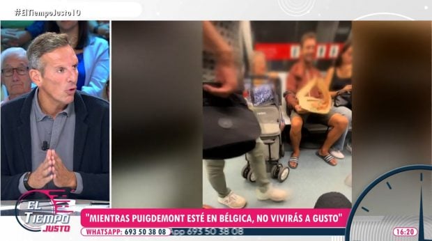 Joaquín Prat expresa su indignación en El Tiempo Justo. (Mediaset)