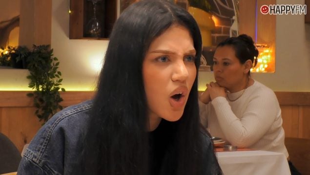 Nora en First Dates. (Mediaset)