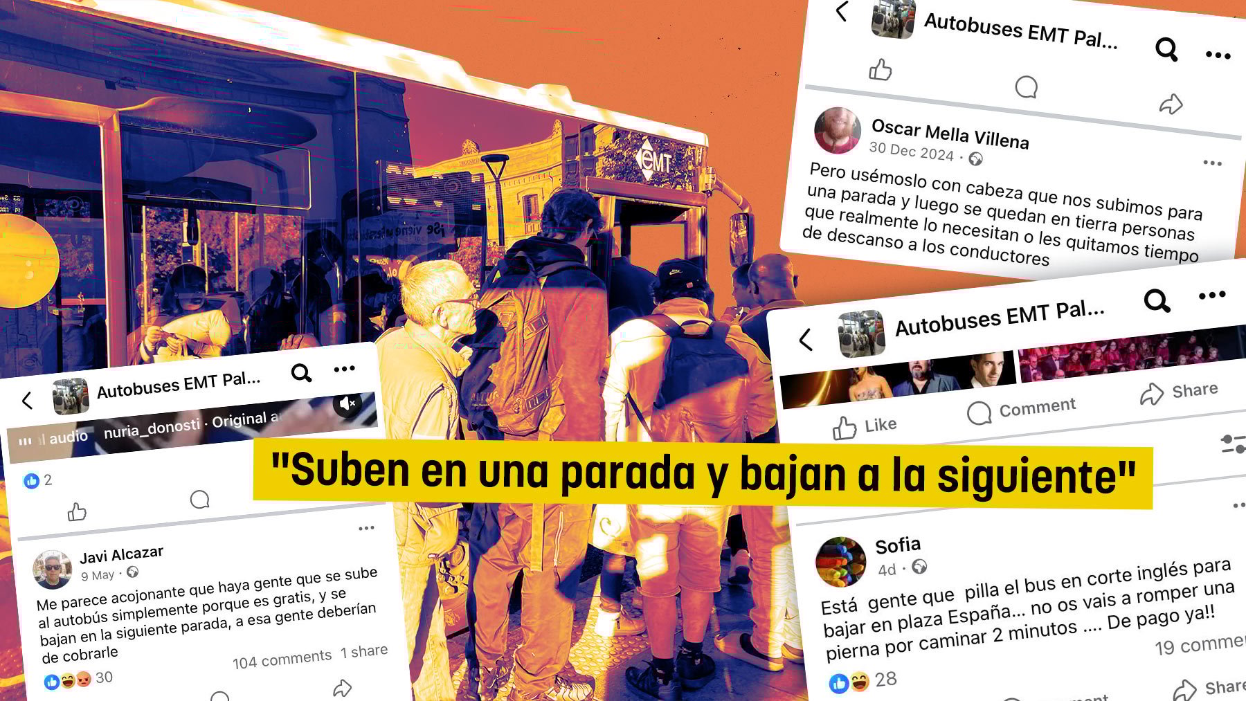 Usuarios estallan contra los abusones del bus gratis de Palma: «Suben en la parada y bajan a la siguiente»