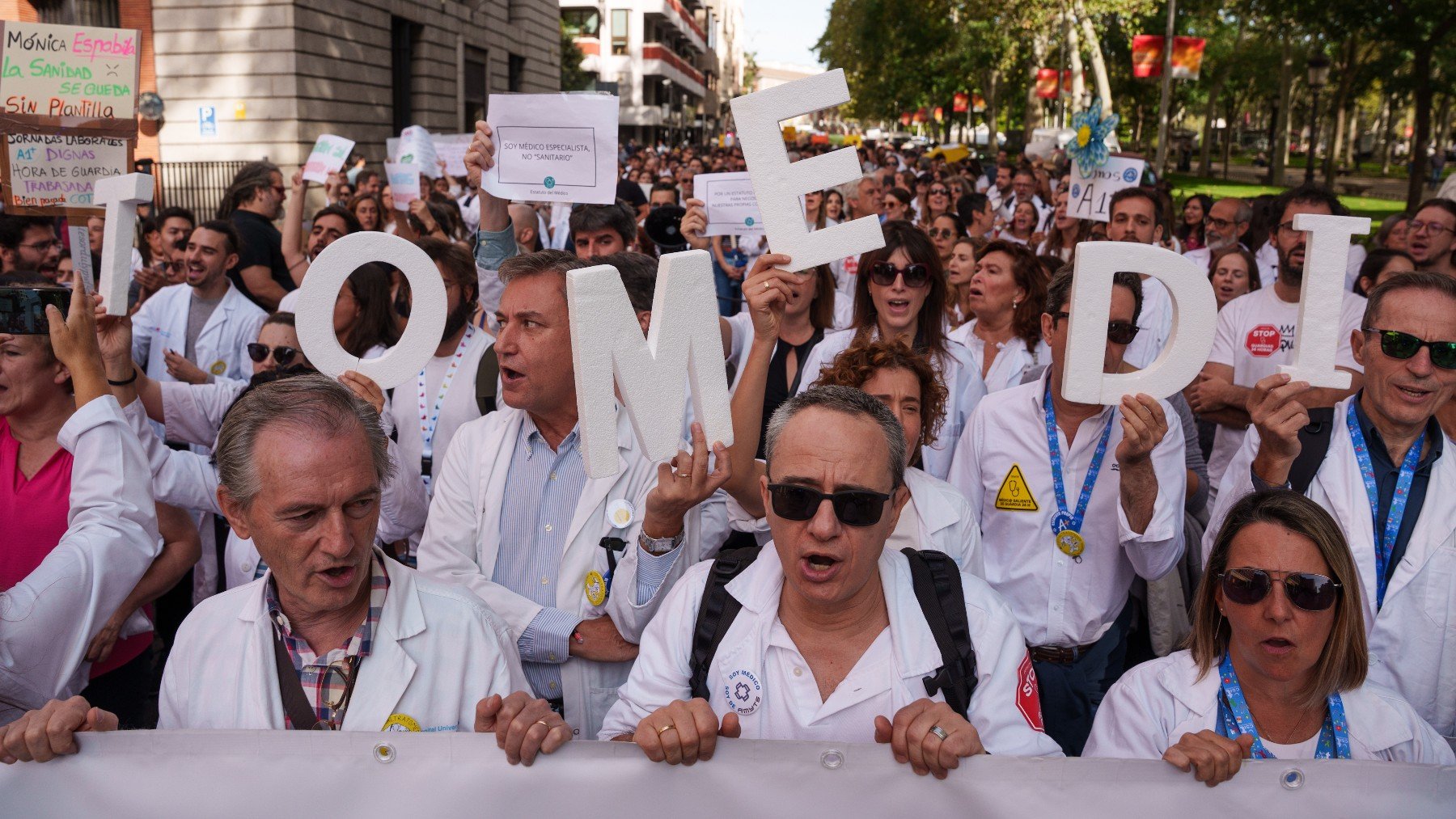 Más del 90% de los médicos secundan la huelga nacional contra la reforma laboral