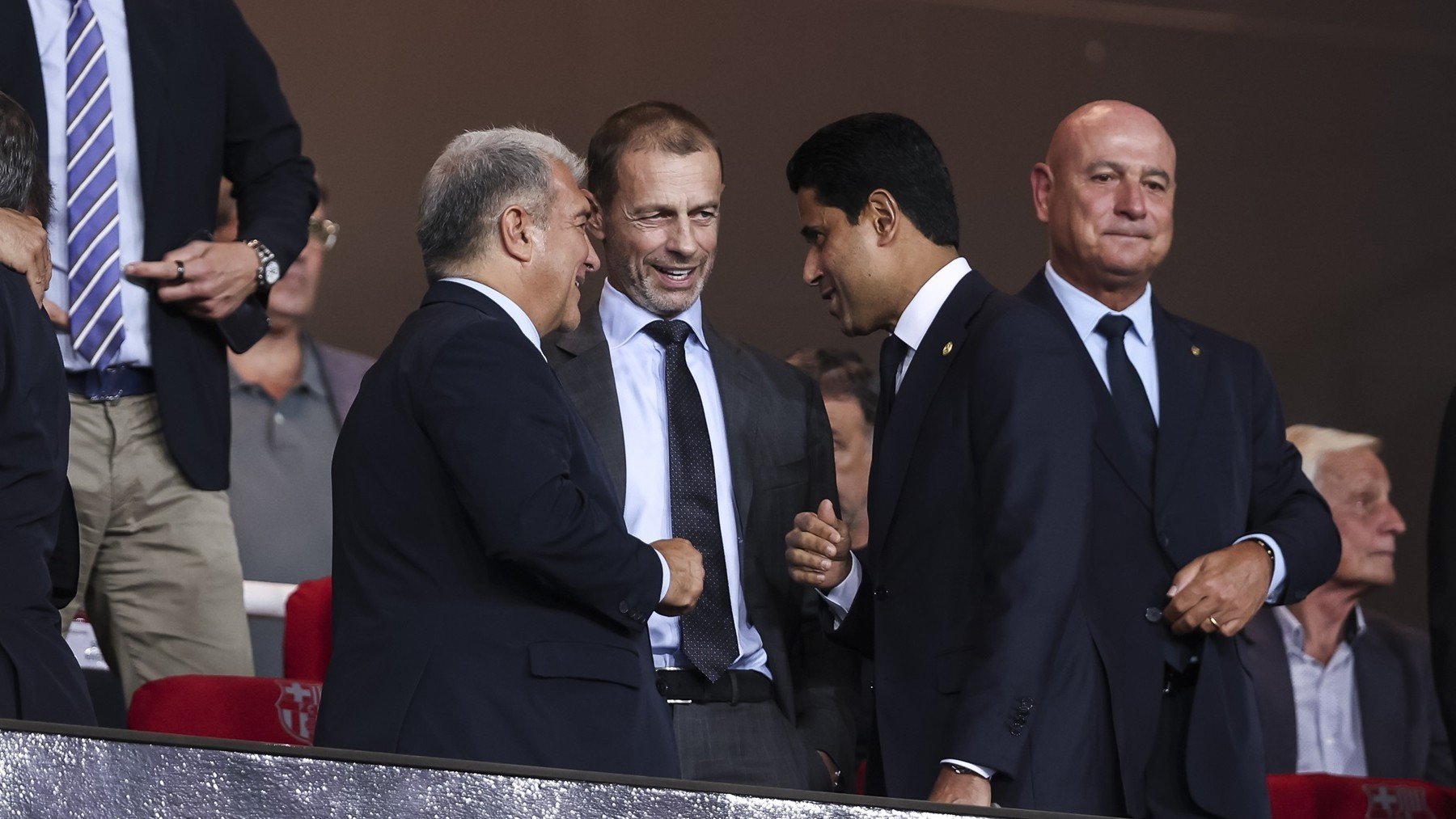 Laporta se reunirá con Al Khelaifi para reconciliarse con la UEFA y salir definitivamente de la Superliga