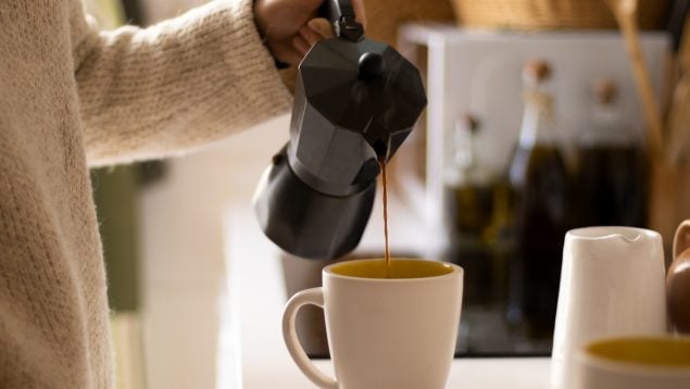 Truco de la cafetera italiana