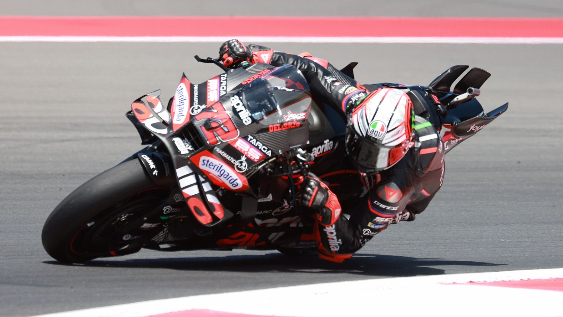Marco Bezzecchi, durante el GP de Indonesia de MotoGP. (EFE)
