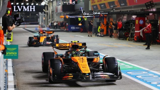 Clasificación parrilla GP Singapur