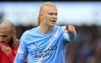 Erling Haaland, en un partido con el Manchester City. (Europa Press)