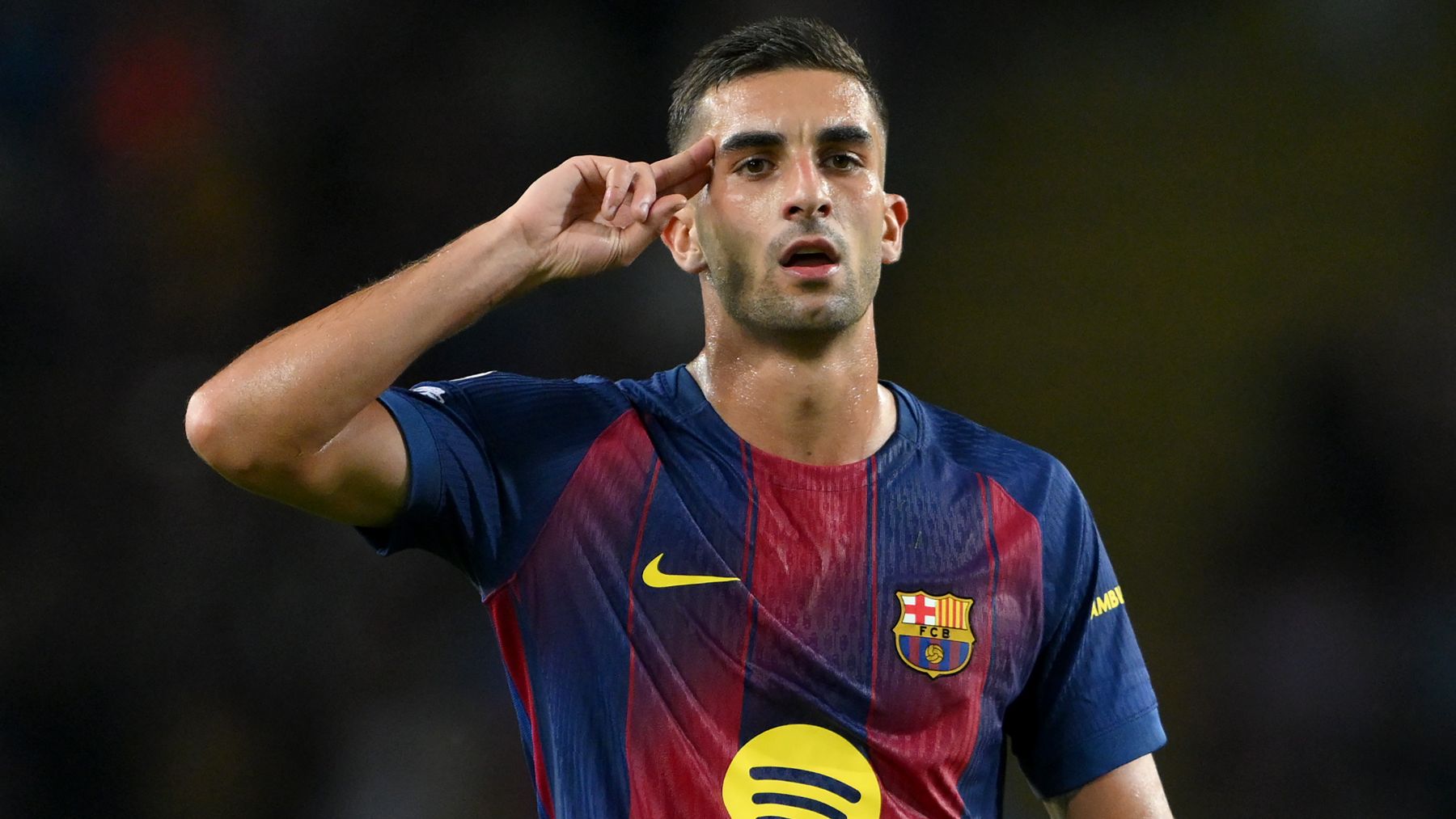 Ferran Torres con el Barça.