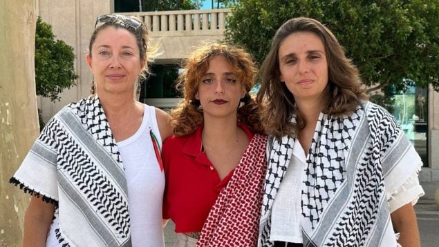 mallorquinas Lucía Muñoz flotilla pro-Gaza detenidas Israel