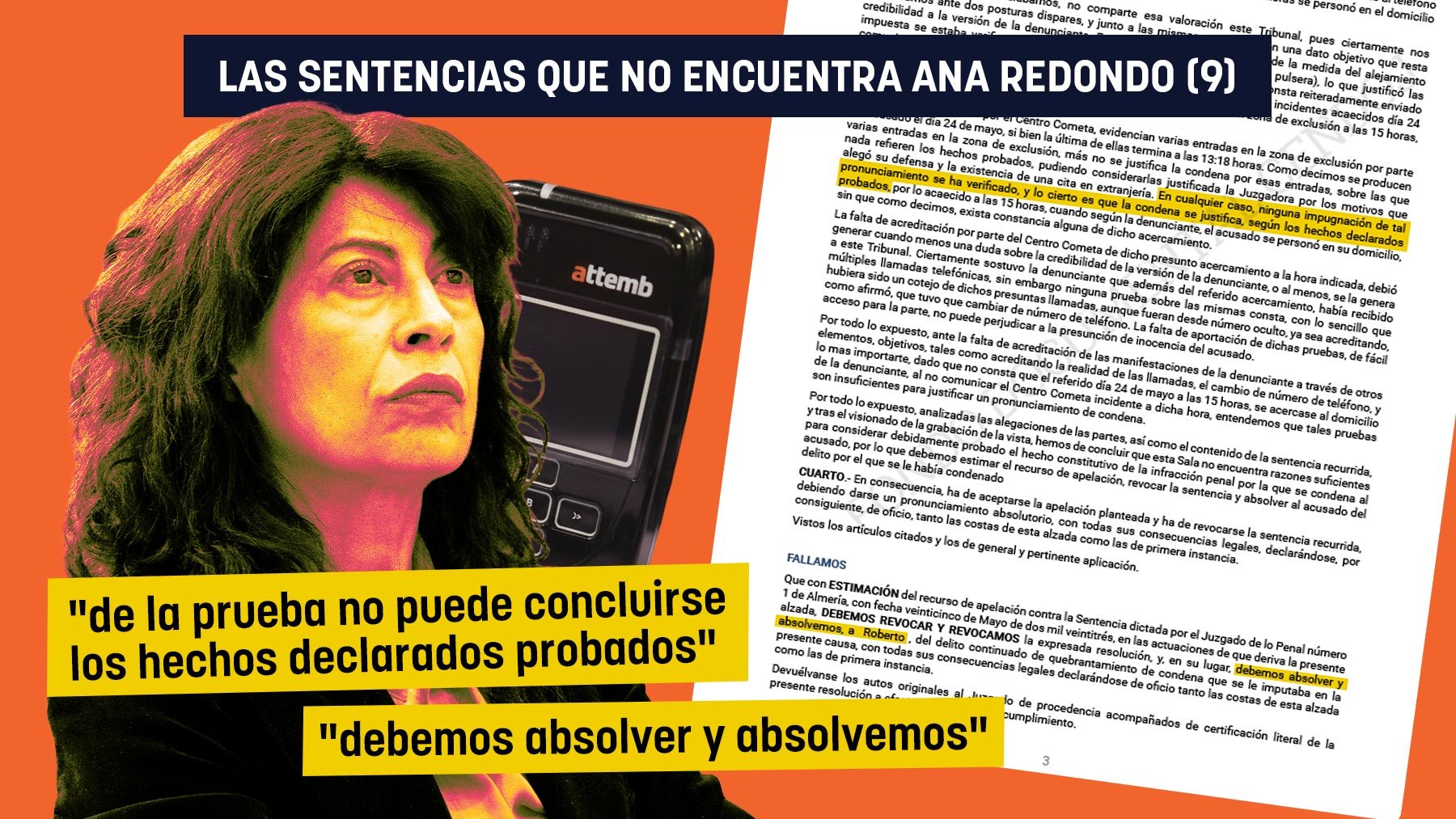 La Audiencia de Almería revocó una condena de 9 meses de cárcel a un maltratador porque la pulsera no funcionó