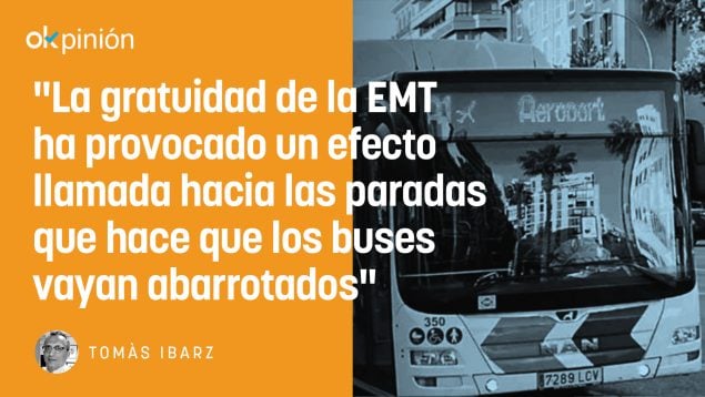 La mala educación campa a sus anchas en los buses de la EMT