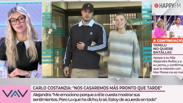 Alejandra Rubio en 'Vamos a ver'. (Mediaset)