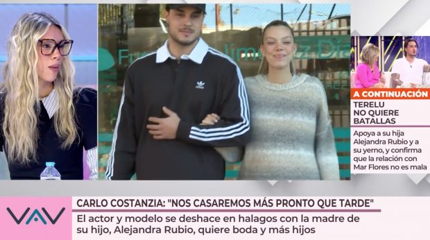 Alejandra Rubio en Telecinco. (Mediaset)