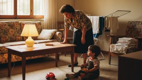 Familia de clase media-baja. Foto: ilustración propia.