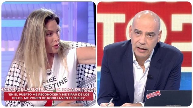 Hanan Alcalde, 'Barbie Gaza' y Nacho Abad.