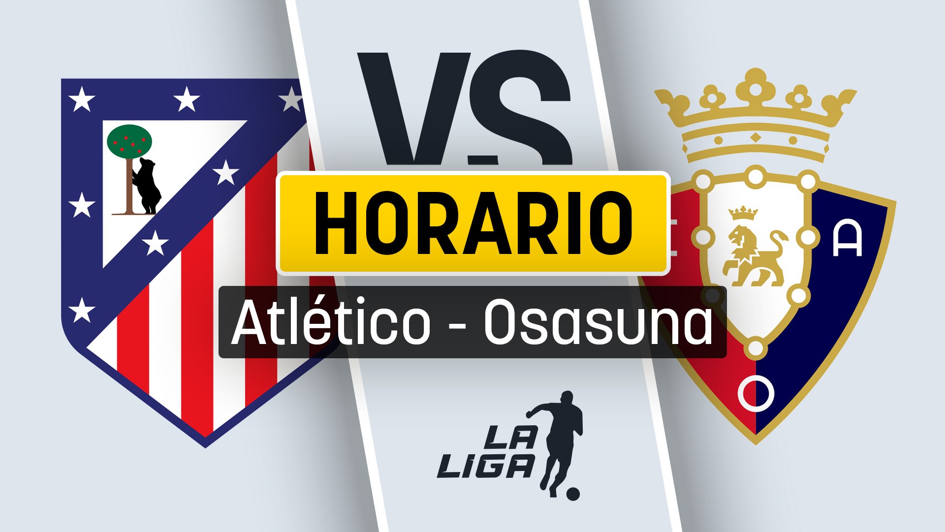 Cuándo es el Atlético – Osasuna: horario y dónde ver por televisión gratis el partido de la Liga gratis y en vivo.