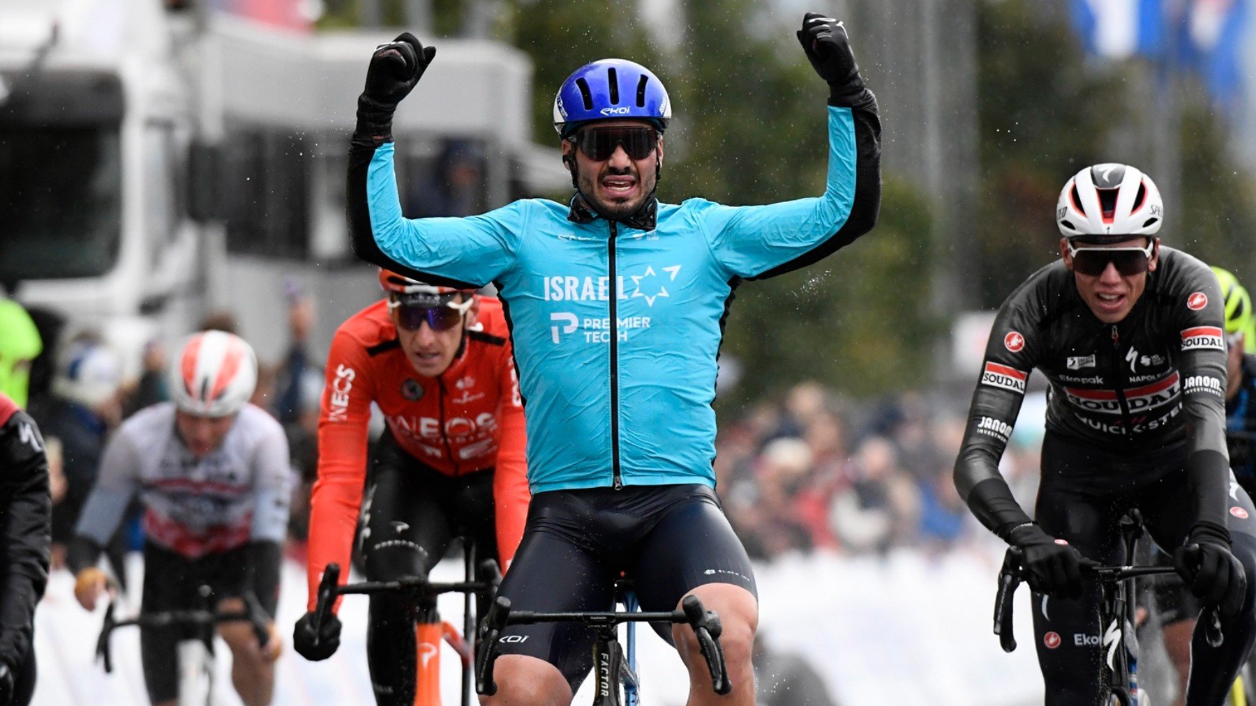 La izquierda radical obliga al equipo ciclista Israel-Premier Tech a cambiar su sede a Canadá