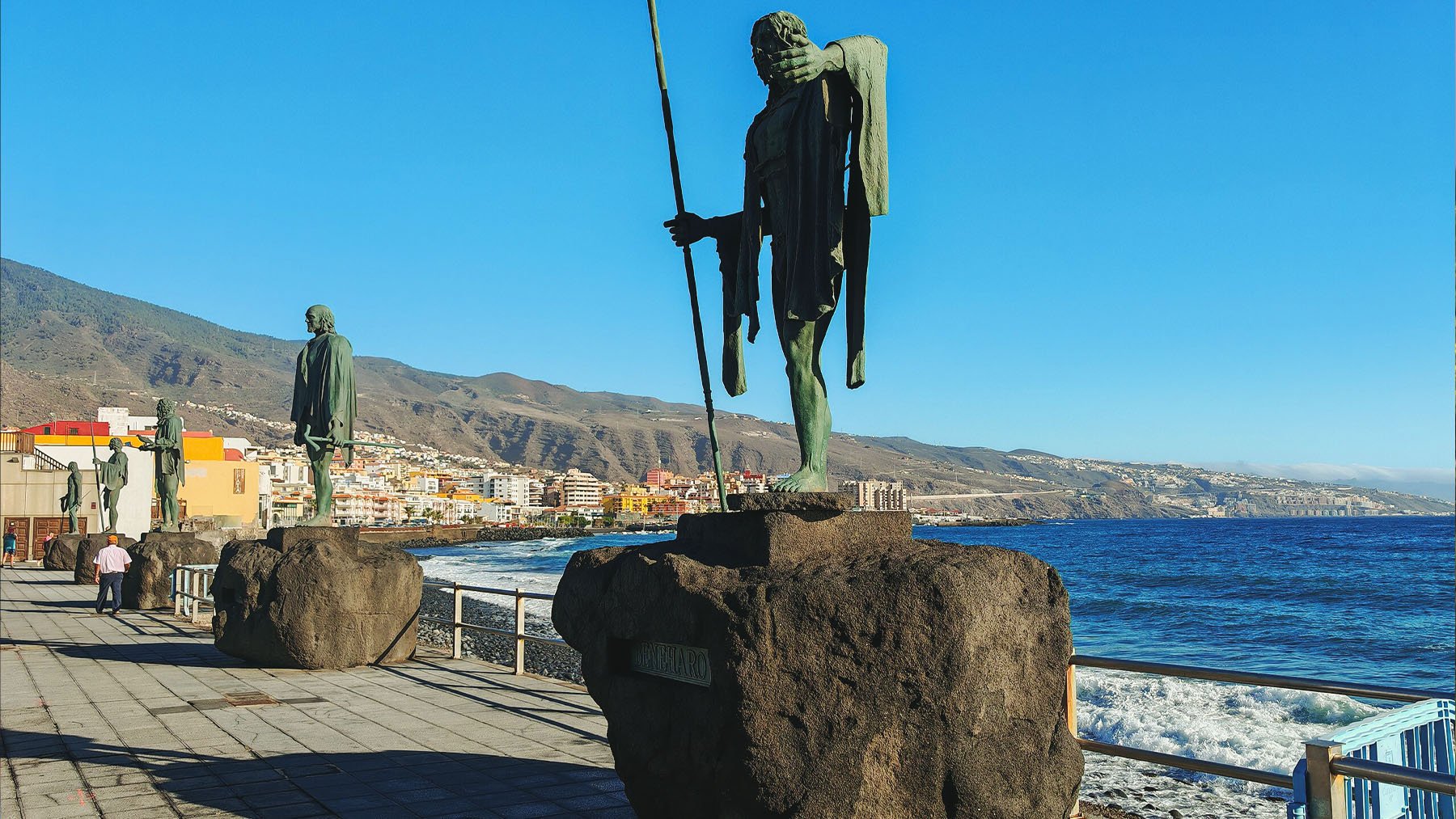 Menceyes Guanches de Candelaria en Tenerife. Foto: Zala en Wikimedia Commons.