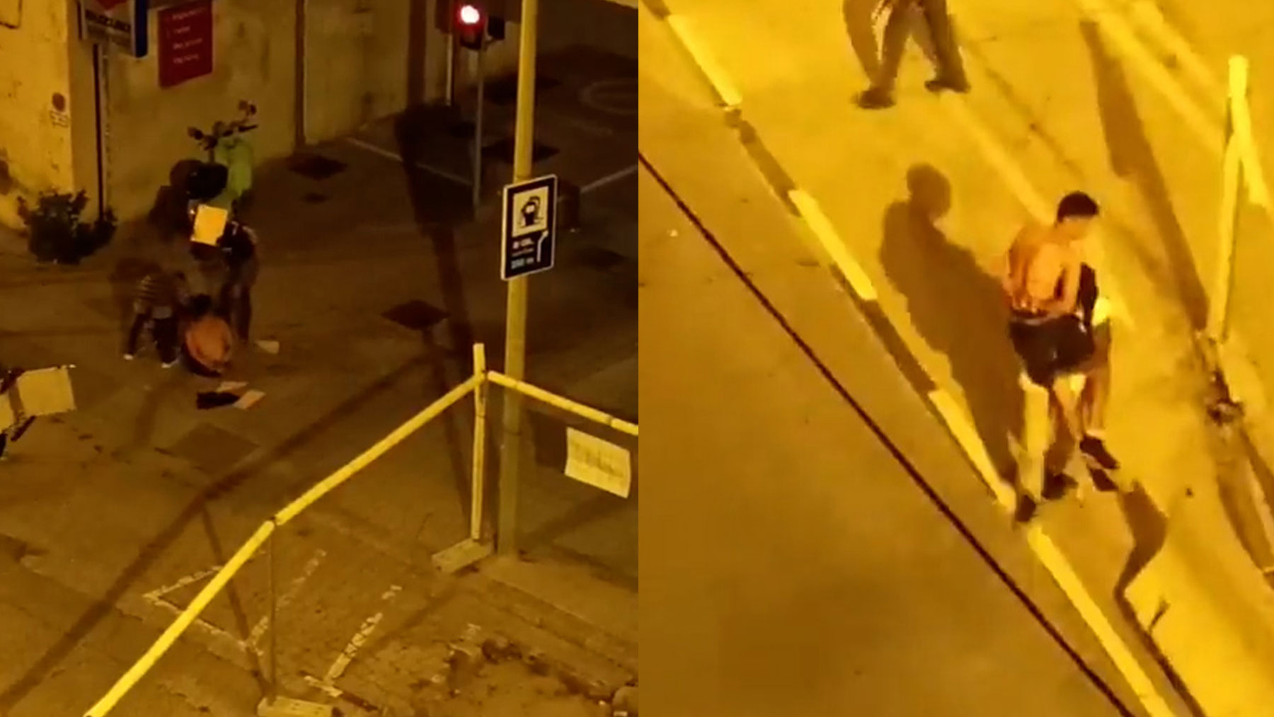 Paliza brutal a un joven maniatado durante una nueva batalla campal entre okupas de Barcelona