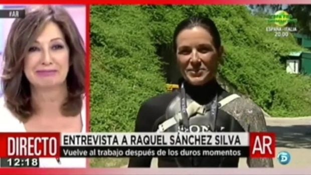 Pésame patrocinado de Raquel Sánchez Silva, viuda de Mario Biondo. (Mediaset)