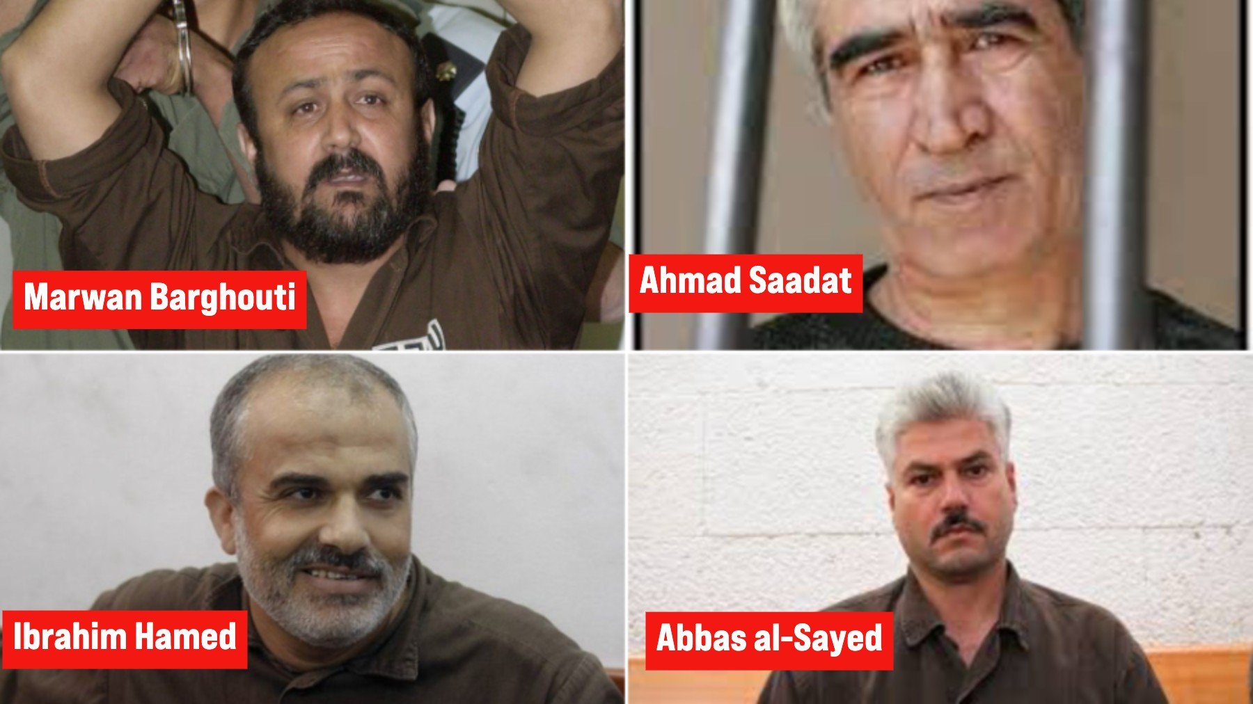 Hamás quiere que Israel le entregue a cuatro terroristas que suman condenas de 94 cadenas perpetuas