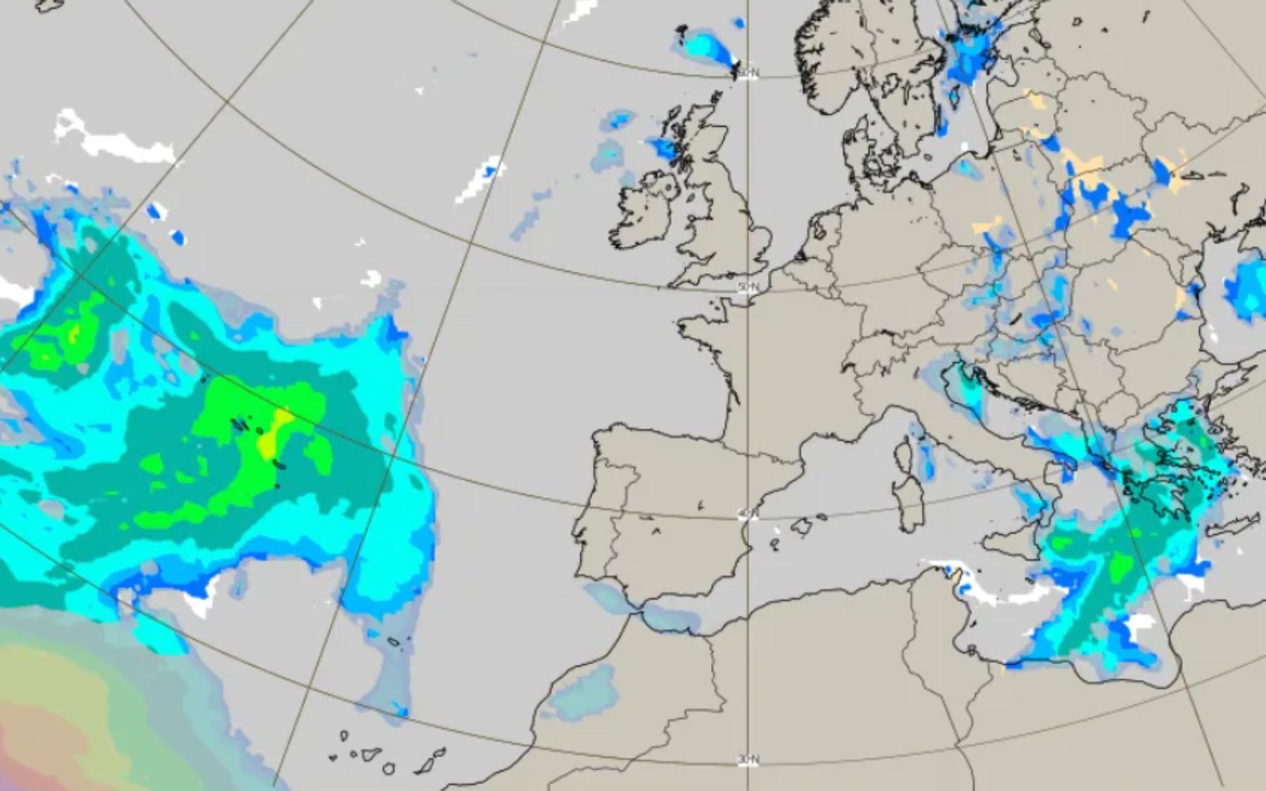 Adiós al buen tiempo: lluvias muy fuertes a partir de mañana en ésta parte de España