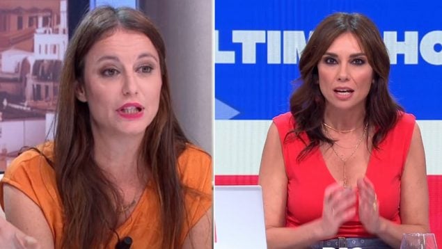 Andrea Levy y Marta Flich en TVE.