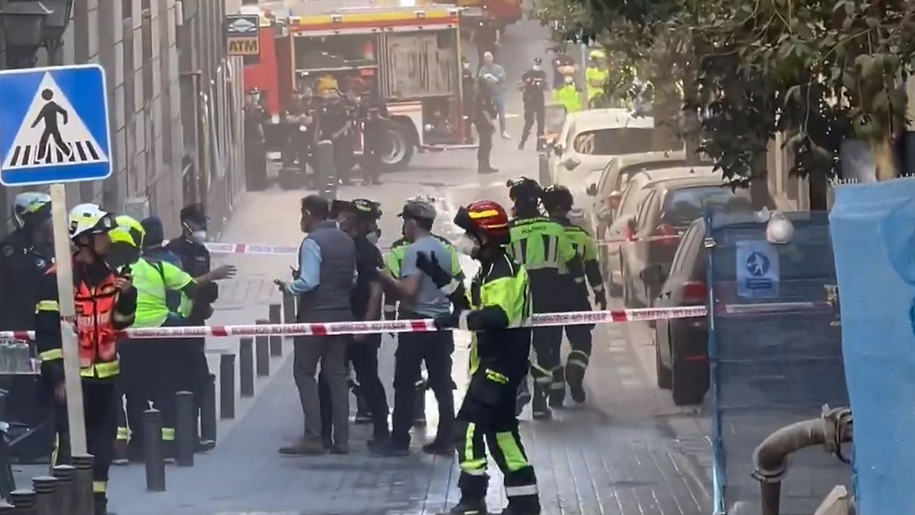 Los investigadores creen que el edificio de Madrid se derrumbó por negligencia de los operarios