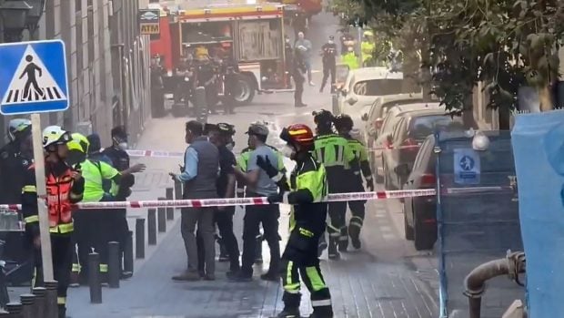 derrumbe, Madrid, edificio, atrapados, desaparecidos, heridos, bomberos, sucesos