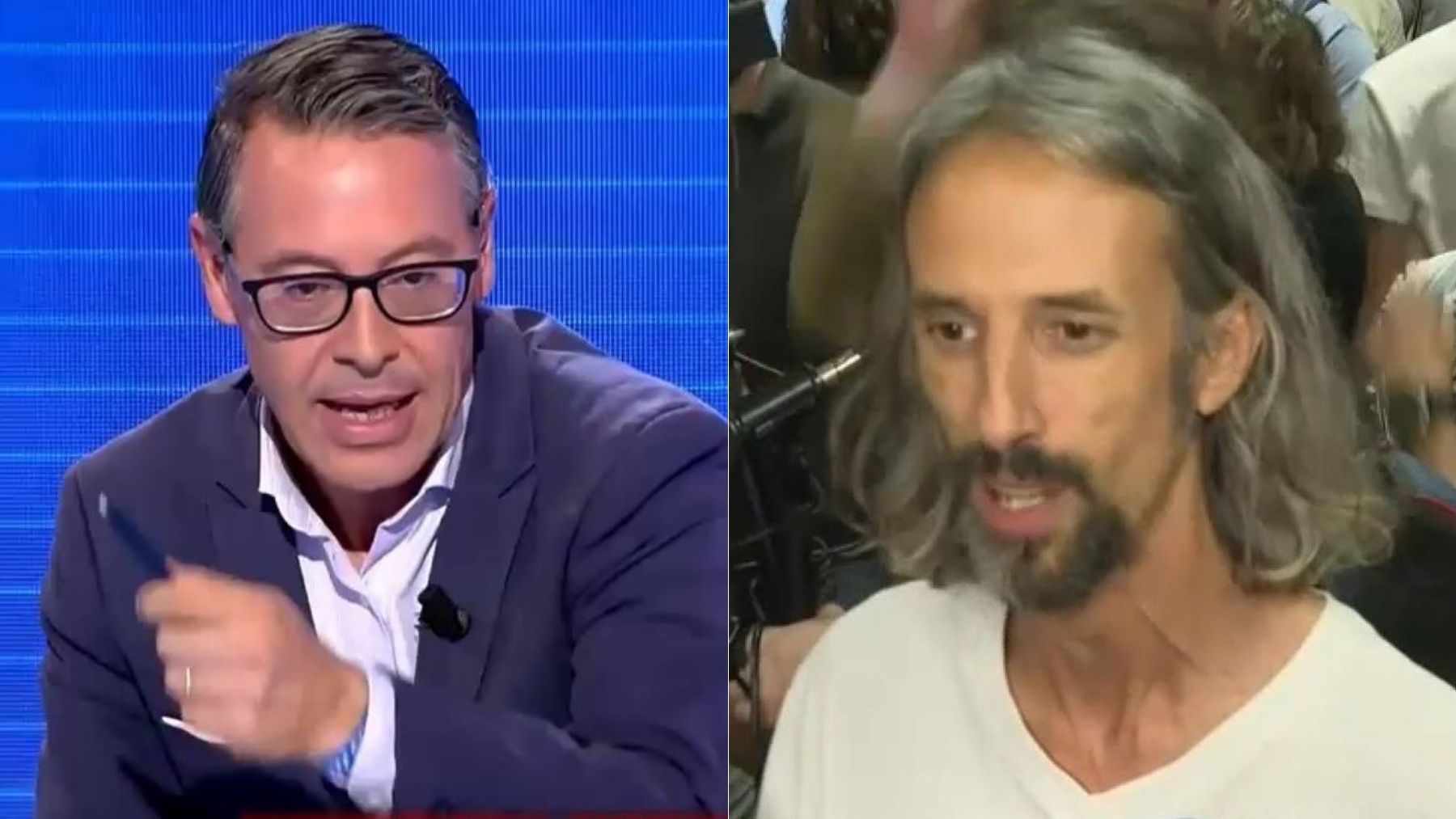Serrano retrata a un miembro de la flotilla tras equipararse a los judíos de Auschwitz: «Te veo estupendo»