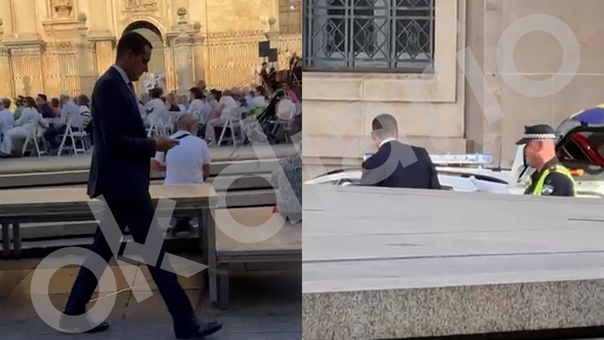 Pillan al líder del PSOE de Jaén usando una patrulla de la Policía Local como taxi en la Procesión Magna