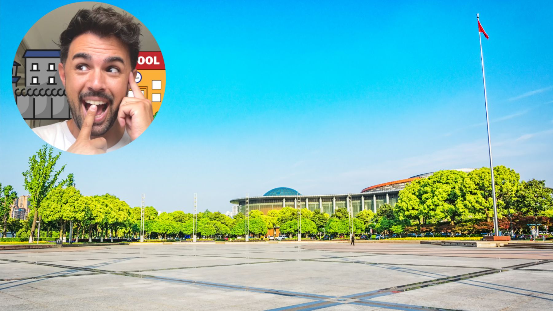 Patio de colegio o una cárcel: ¿serías capaz de adivinar a qué corresponden estas fotos?