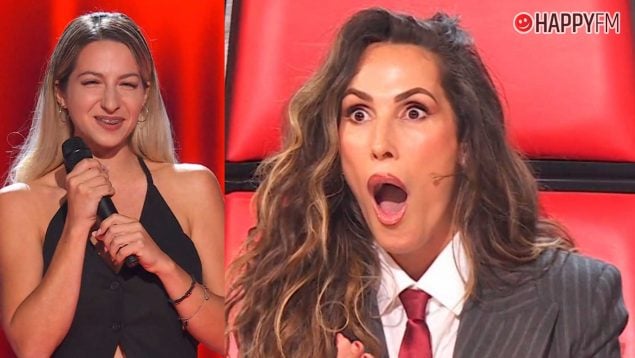 Malú queda impresionada con la voz de Kimi (concursante de La Voz) (Atresmedia).